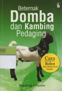 Beternak Domba dan kambing Pedaging