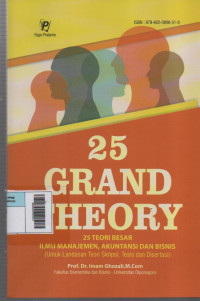 25 Grand Theory : Ilmu Manajemen, Akuntansi dan Bisnis
